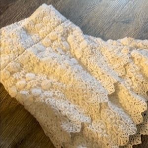 Super cute lace overlay shorts from The Loft